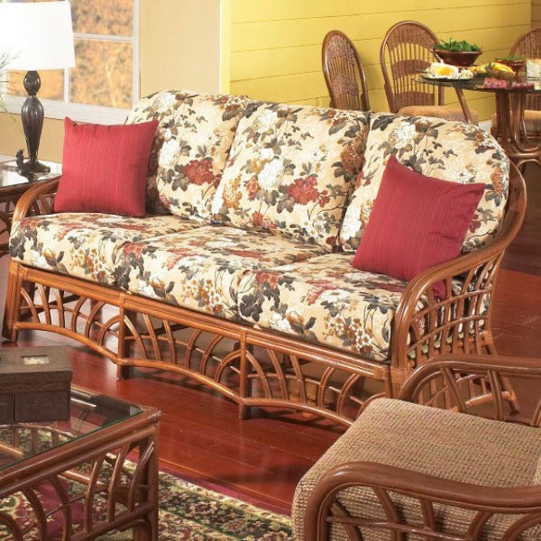 South Sea Rattan New Kauai Indoor Sofa