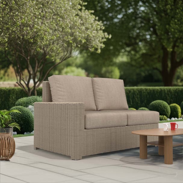NorthCape International Terraza Patio Sectional Right Arm Loveseat