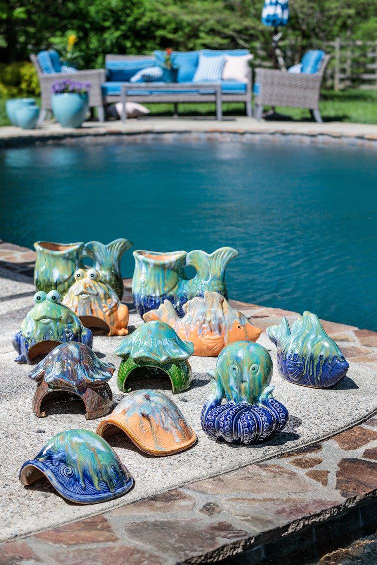 Alfresco Home Pittore Polpo - Multi Blue