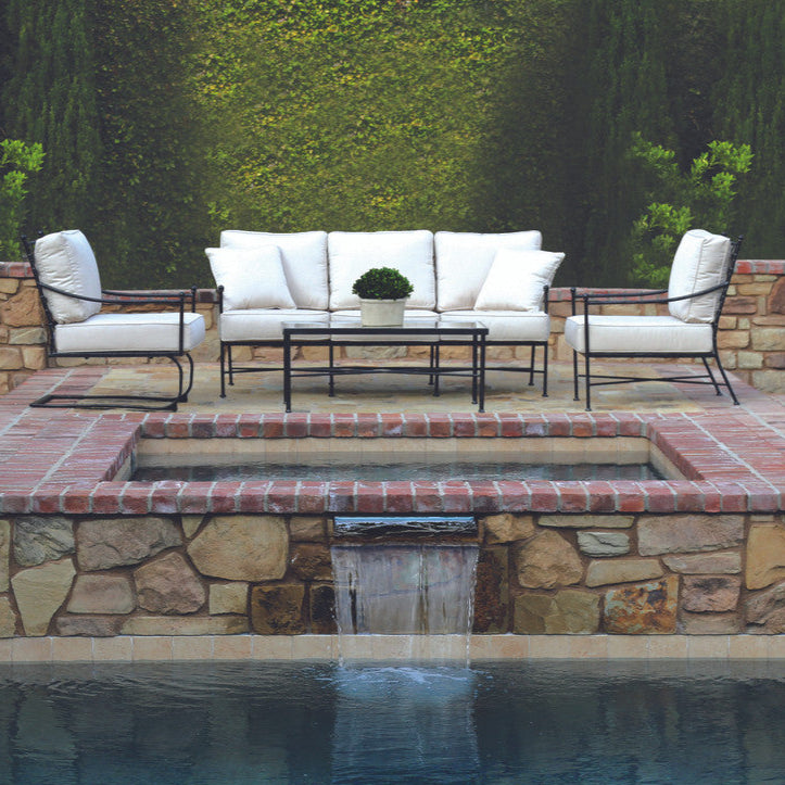 Sunset West Provence Sofa With Club Chair, Club Rocker And Coffee Table