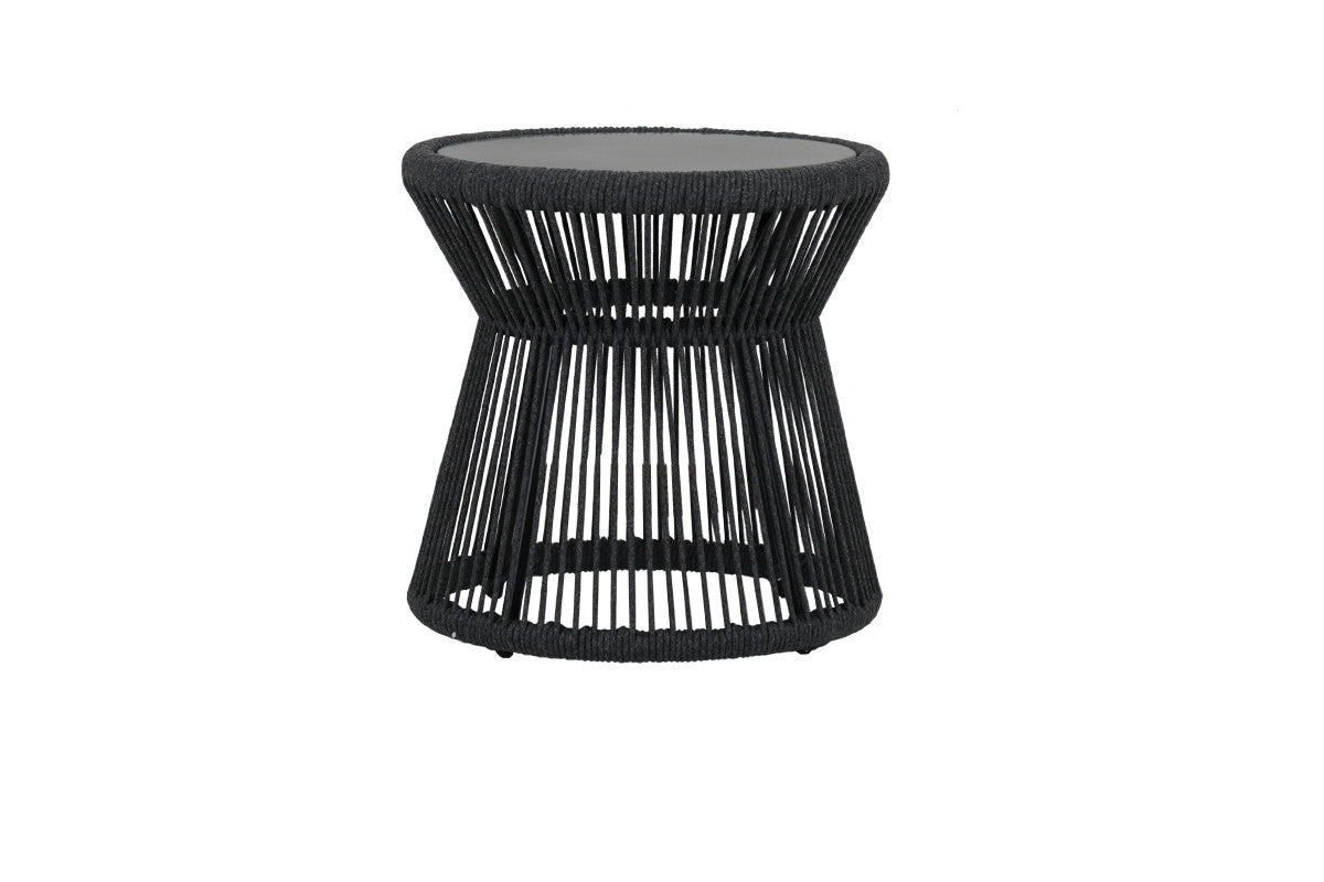 Sunset West Milano End Table w/ Honed Absolute Granite