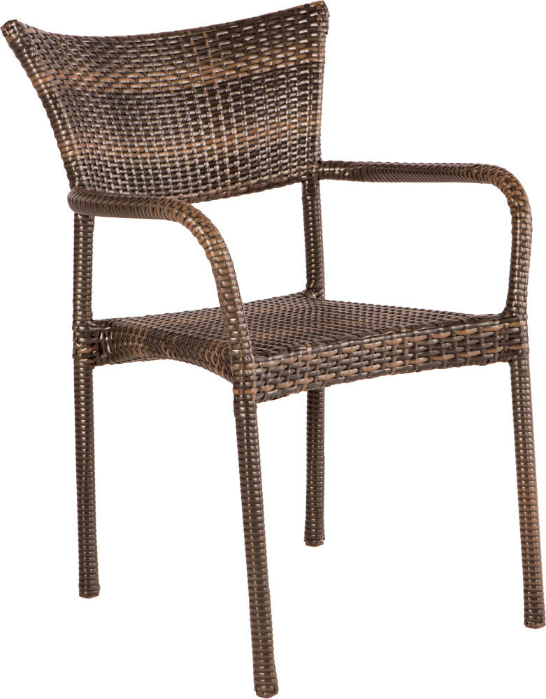 Alfresco Home Tutto 5 Piece 36" Square Wicker Dining Set