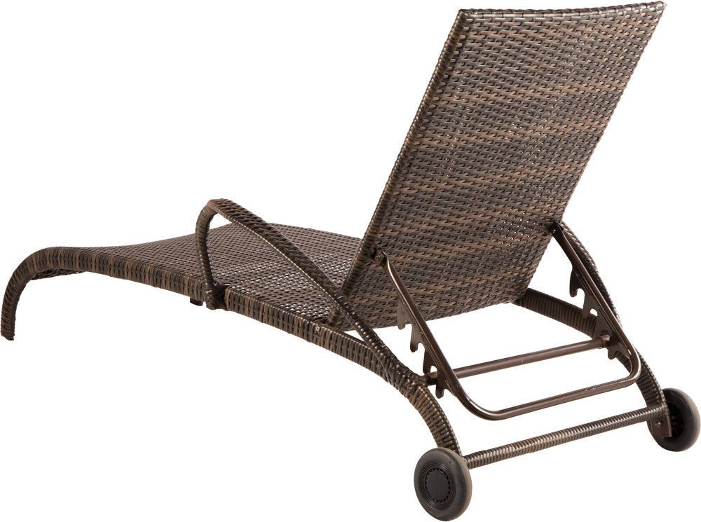 Alfresco Home Tutto Wicker Chaise Lounge Chair