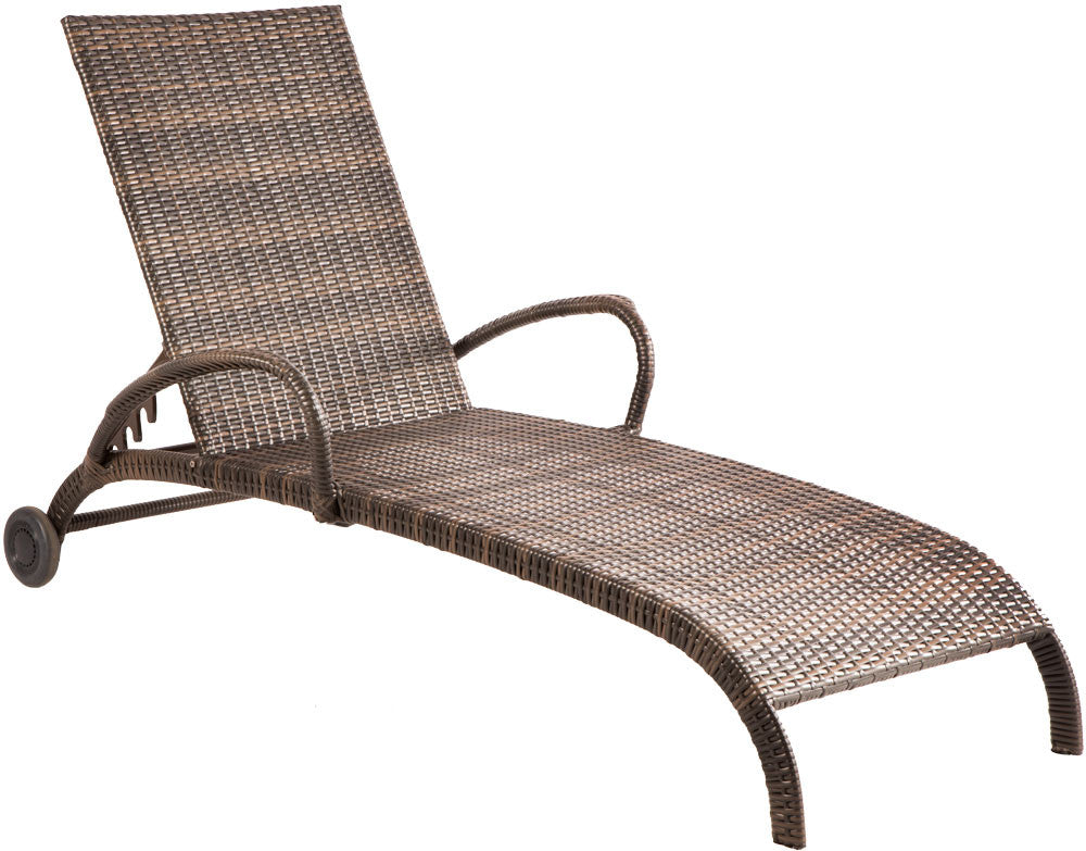 Alfresco Home Tutto Wicker Chaise Lounge Chair