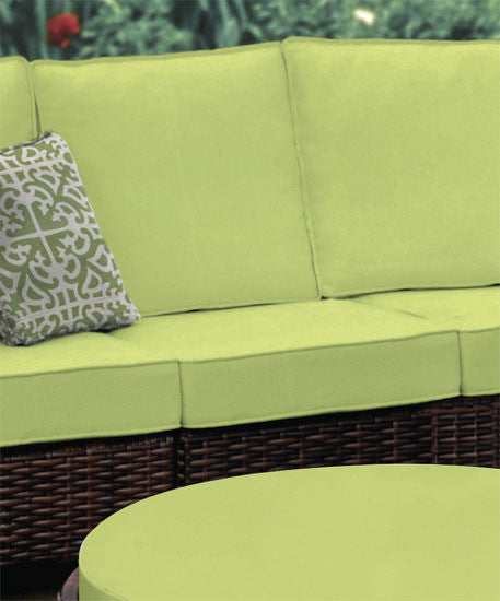 South Sea Rattan Saint Tropez Outdoor Wicker Sectional Armless