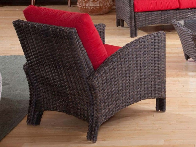 South Sea Rattan Panama Wicker Lounge Chair