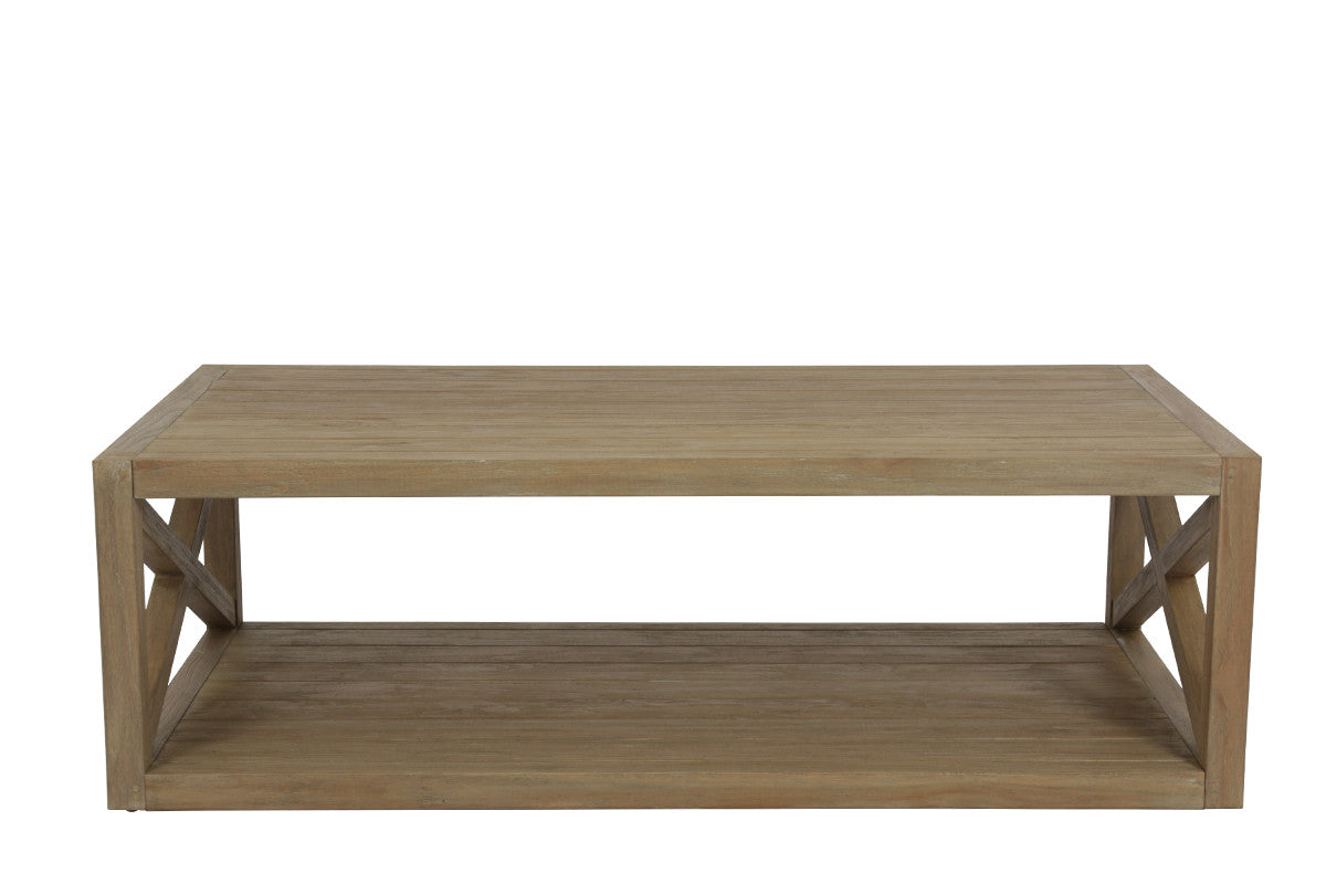 Sunset West Coastal Teak X Coffee Table