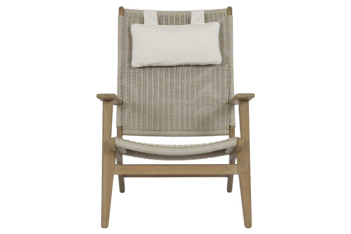 Sunset West Coastal Teak Cushionless Highback Chair