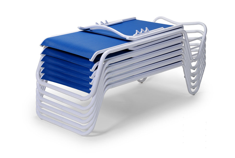 Telescope Casual Gardenella Sling Lay-Flat Stacking Armless Chaise