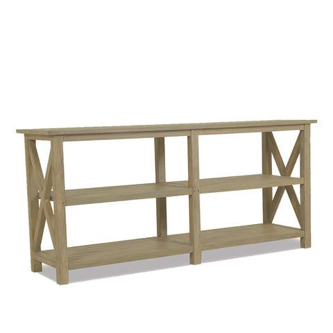 Sunset West Coastal Teak X Console Table