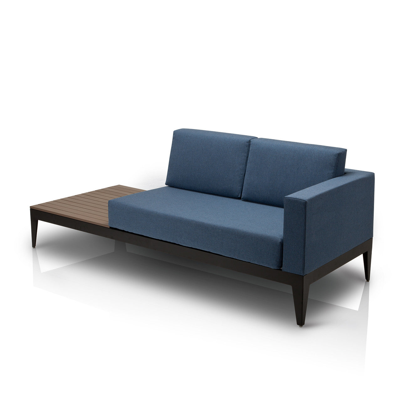 Source Furniture SoBe Loveseat Right-Arm w/ Built-in Side Table