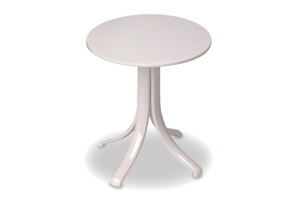 White marine shop modern end table