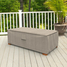 Budge Industries English Garden Patio Ottoman/Coffee Table Cover - Medium
