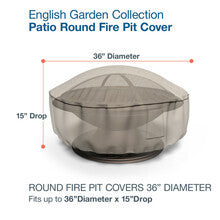 Budge Industries English Garden Firepit Cover