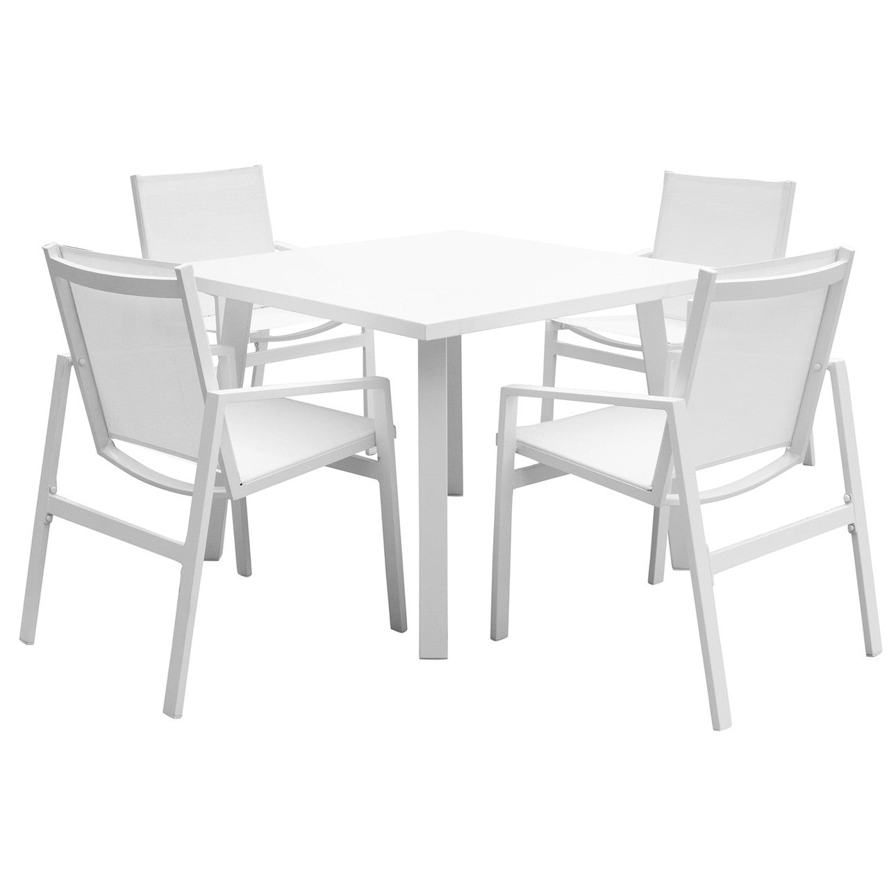 Panama Jack Mykonos 5-Piece Square Dining Set