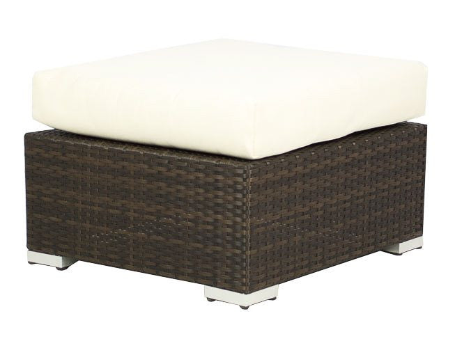 DecoScape Lucaya Resin Wicker Ottoman