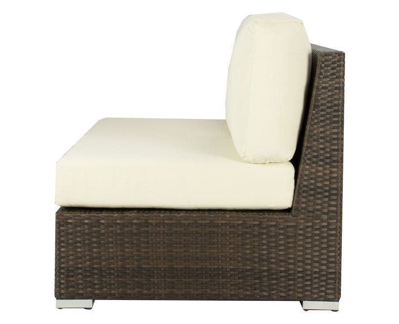 DecoScape Lucaya Resin Wicker Armless Loveseat