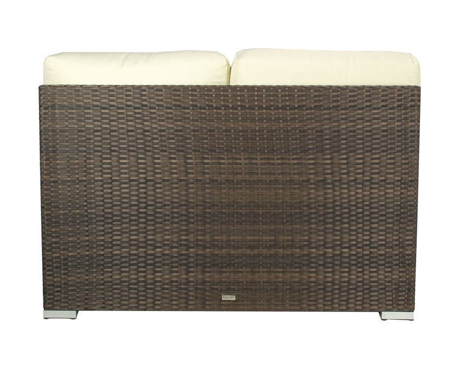 DecoScape Lucaya Resin Wicker Armless Loveseat
