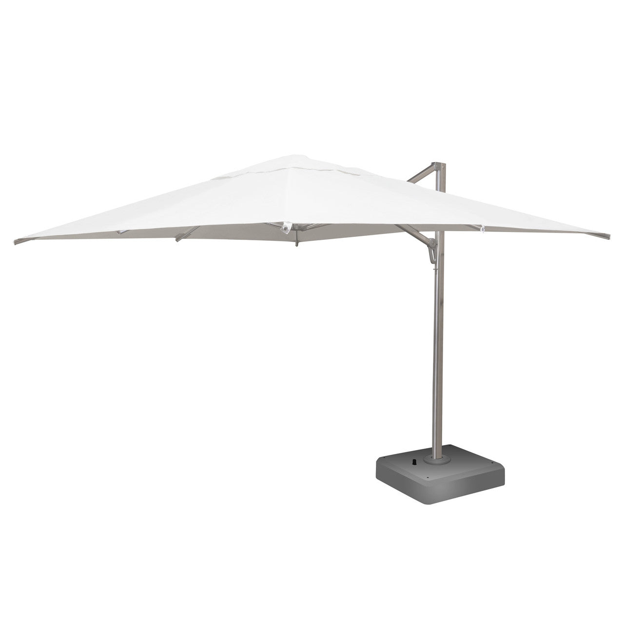 DecoScape The Grand 13' Cantilever Umbrella - Mirror Anodized Finish
