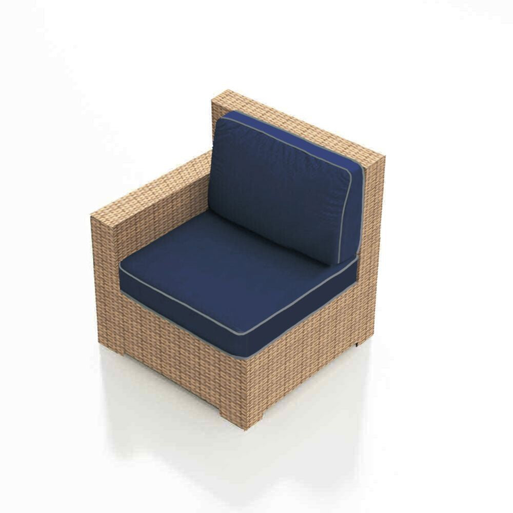 Forever Patio Hampton Wicker Sectional Left Arm Chair