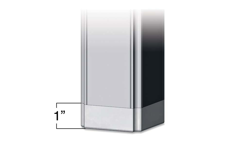 Telescope Casual Tall Leg Plugs for ADA Compliance (Set of 4)