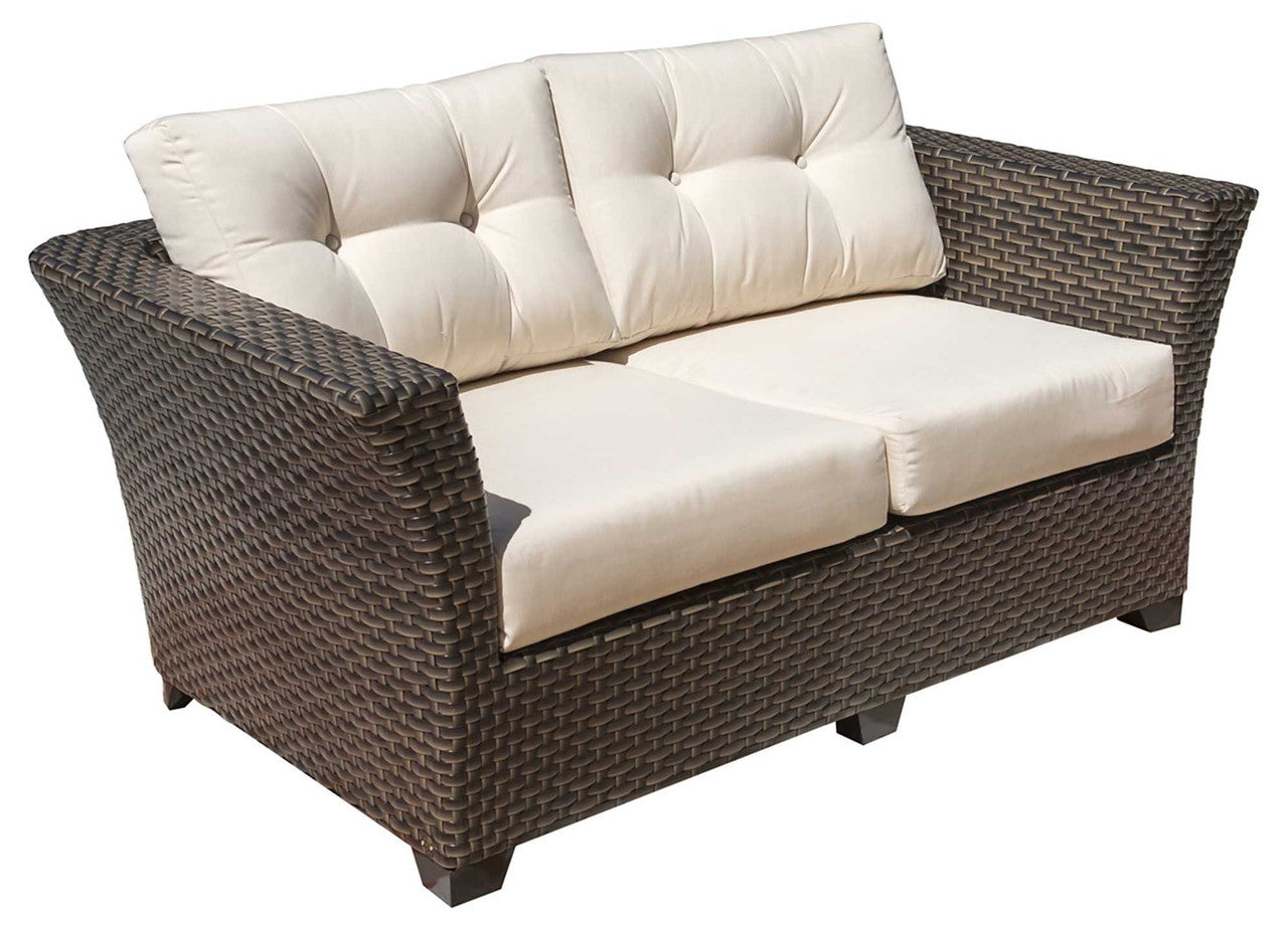 Hospitality Rattan Fiji Loveseat with Cushions - Discontinued