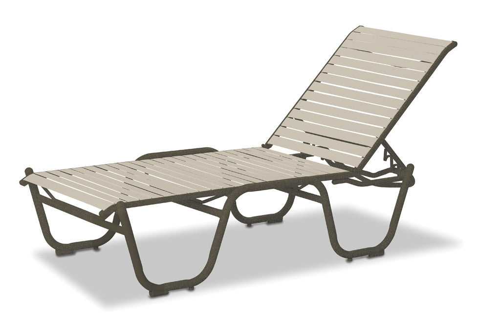 Telescope Casual Reliance Strap Stacking High Bed Lay-flat Armless Chaise