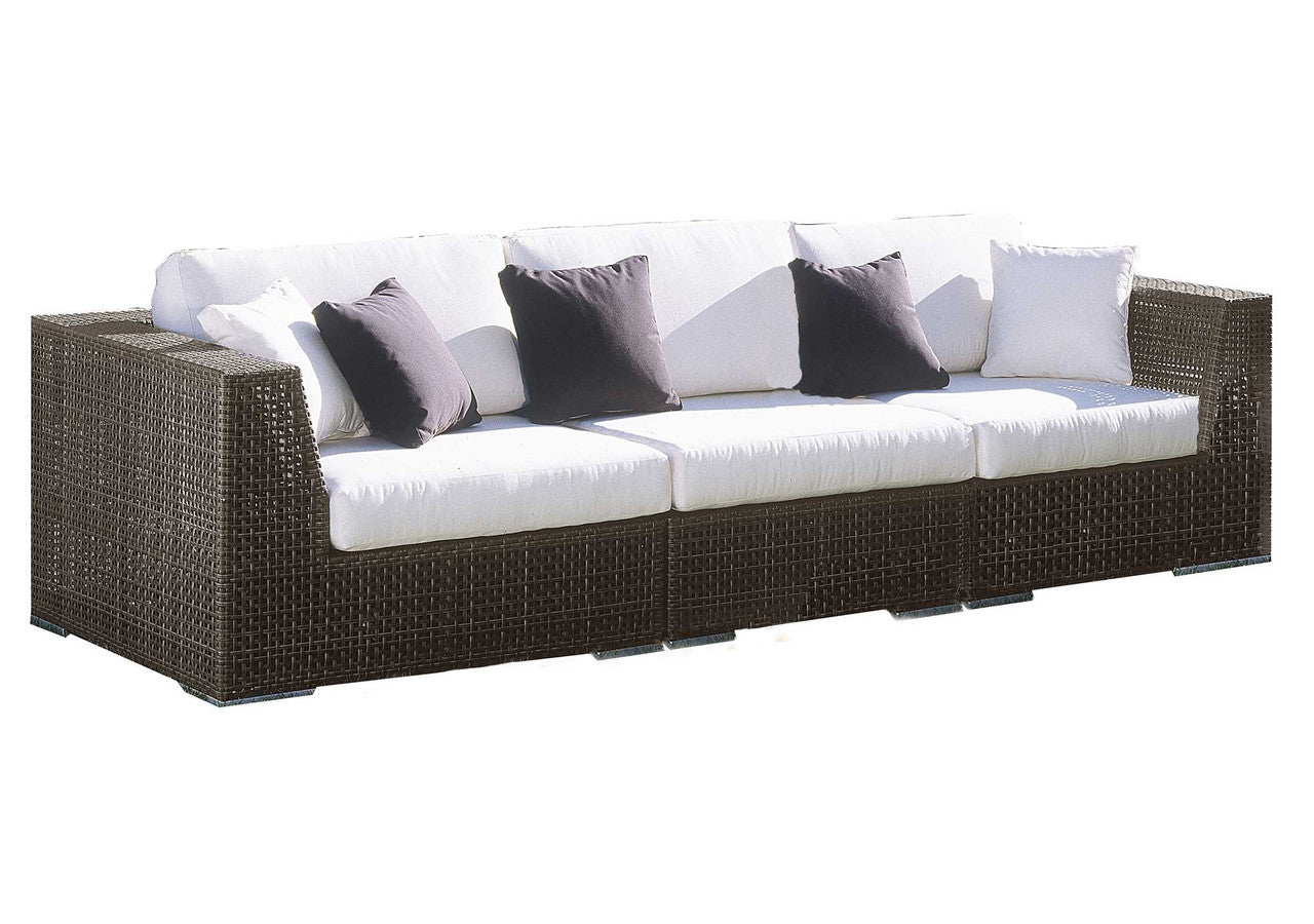 Hospitality Rattan Soho Sofa 3 PC Set Deep Seating Group