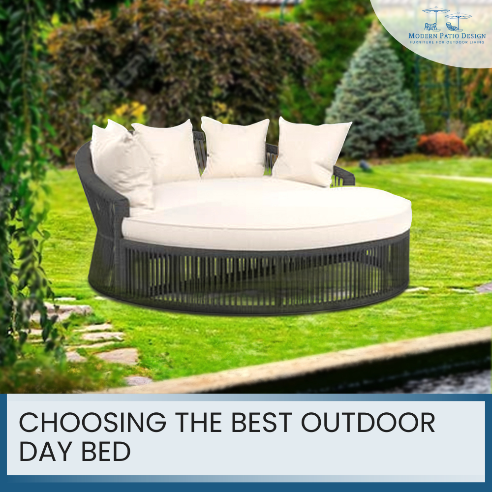 Your Guide to Selecting the Perfect Outdoor Day Bed