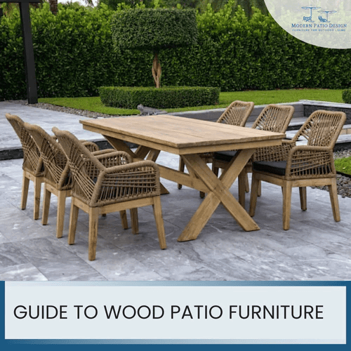 Guide to Wood Patio Furniture Image