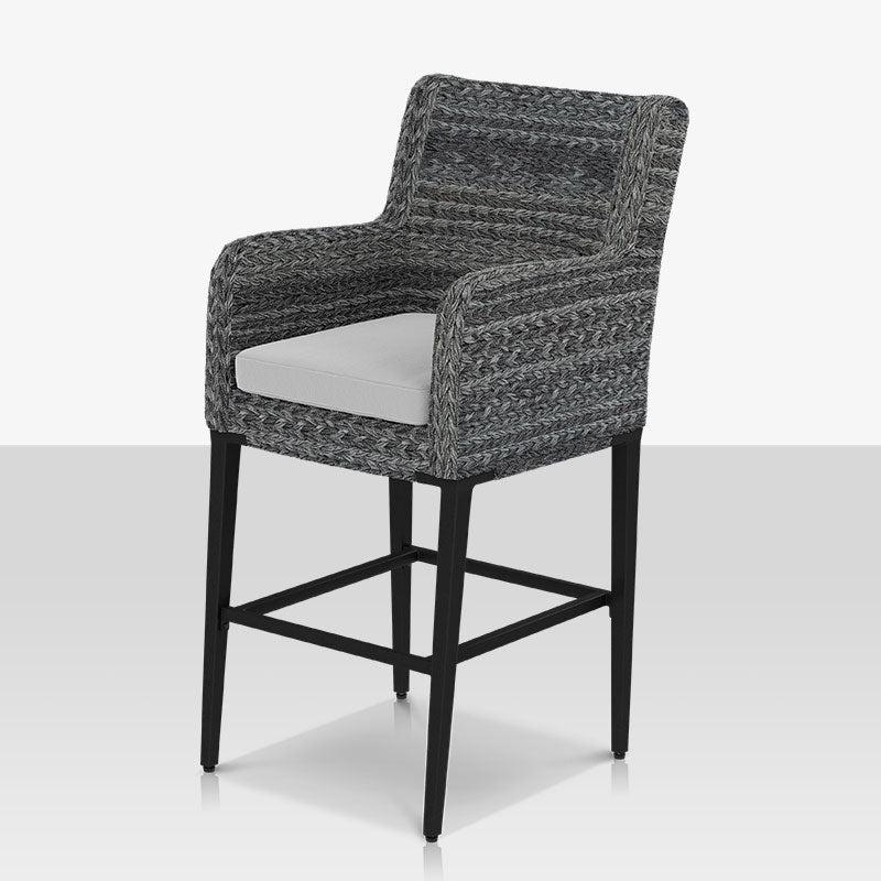 Source Furniture Island Bay Bar Arm Chair - Gray