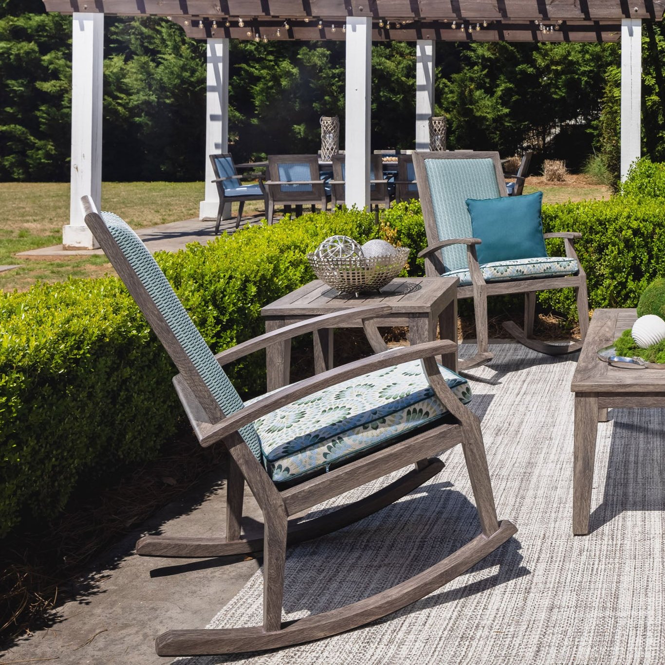 Lloyd Flanders Frontier High Back Porch Rocker