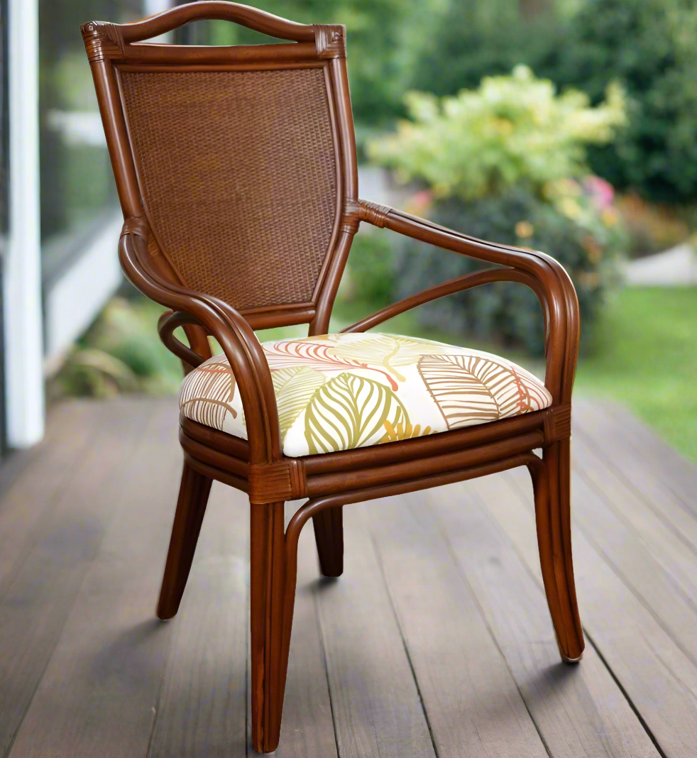 Alexander & Sheridan Serengeti Rattan Indoor Dining Arm Chair