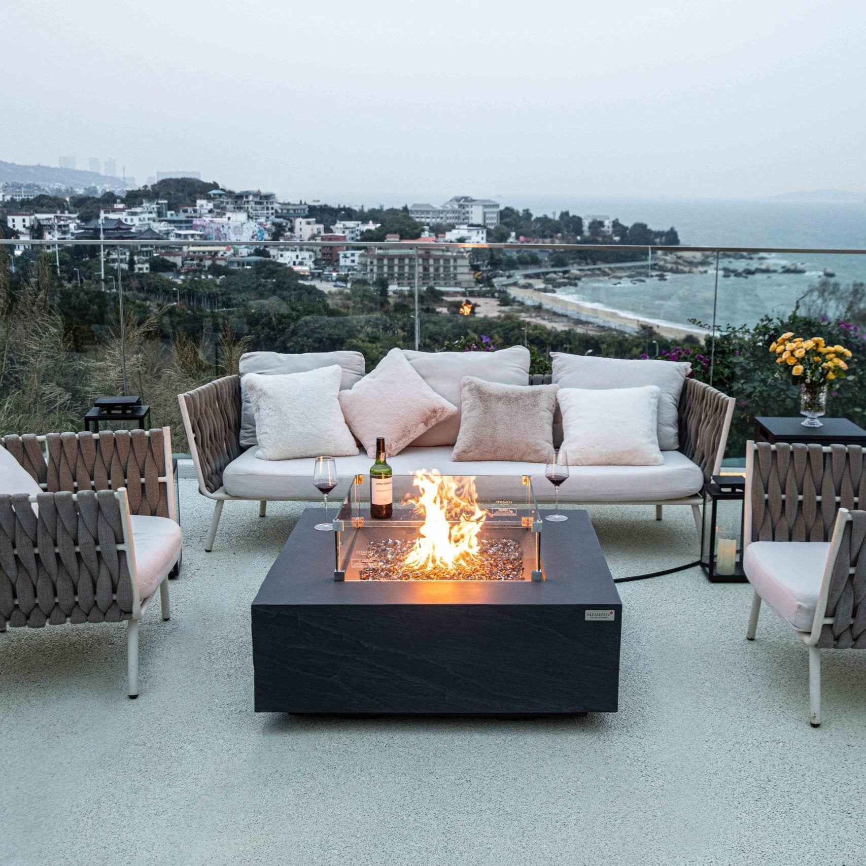 Elementi Plus Roraima Fire Pit Table