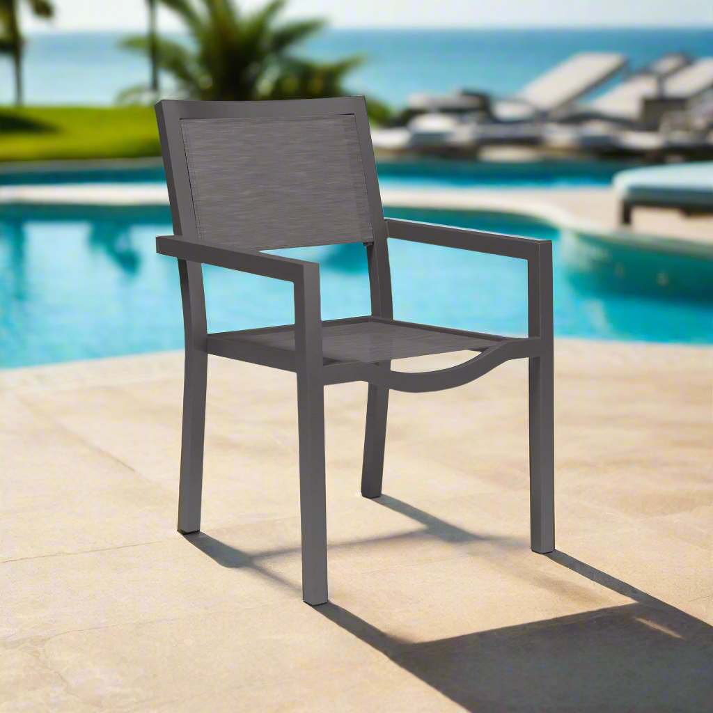 Sunset West Vegas Stackable Sling Dining Chair