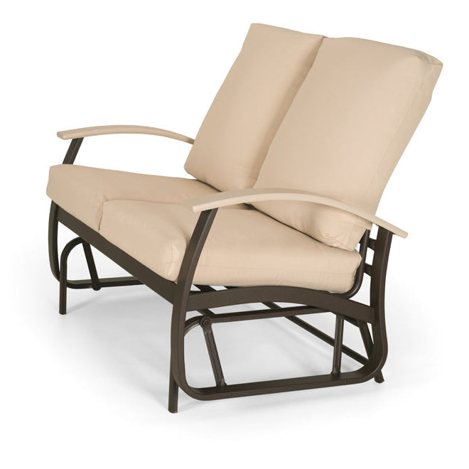 Telescope Casual Belle Isle Aluminum Outdoor 2-Person Cushion Glider