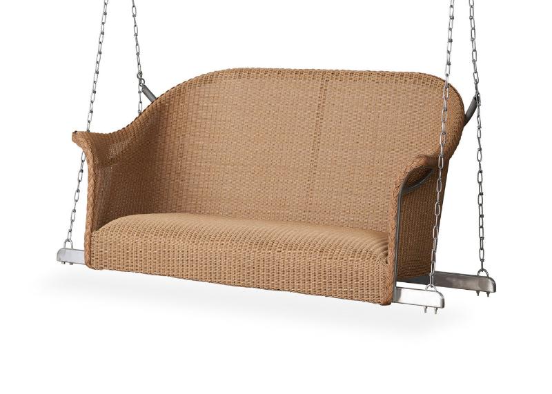 Lloyd Flanders All Seasons Settee Swing with Padded Seat