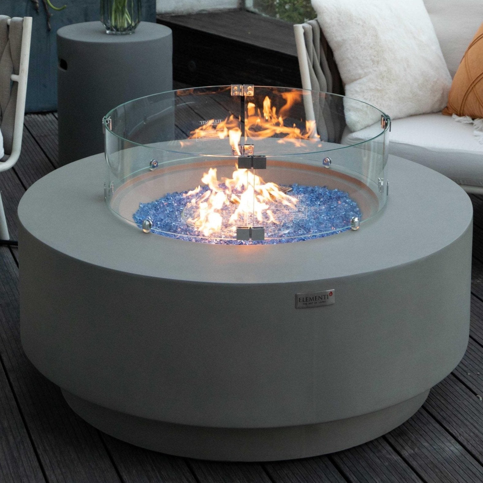 Elementi Plus Colosseo Fire Pit Table