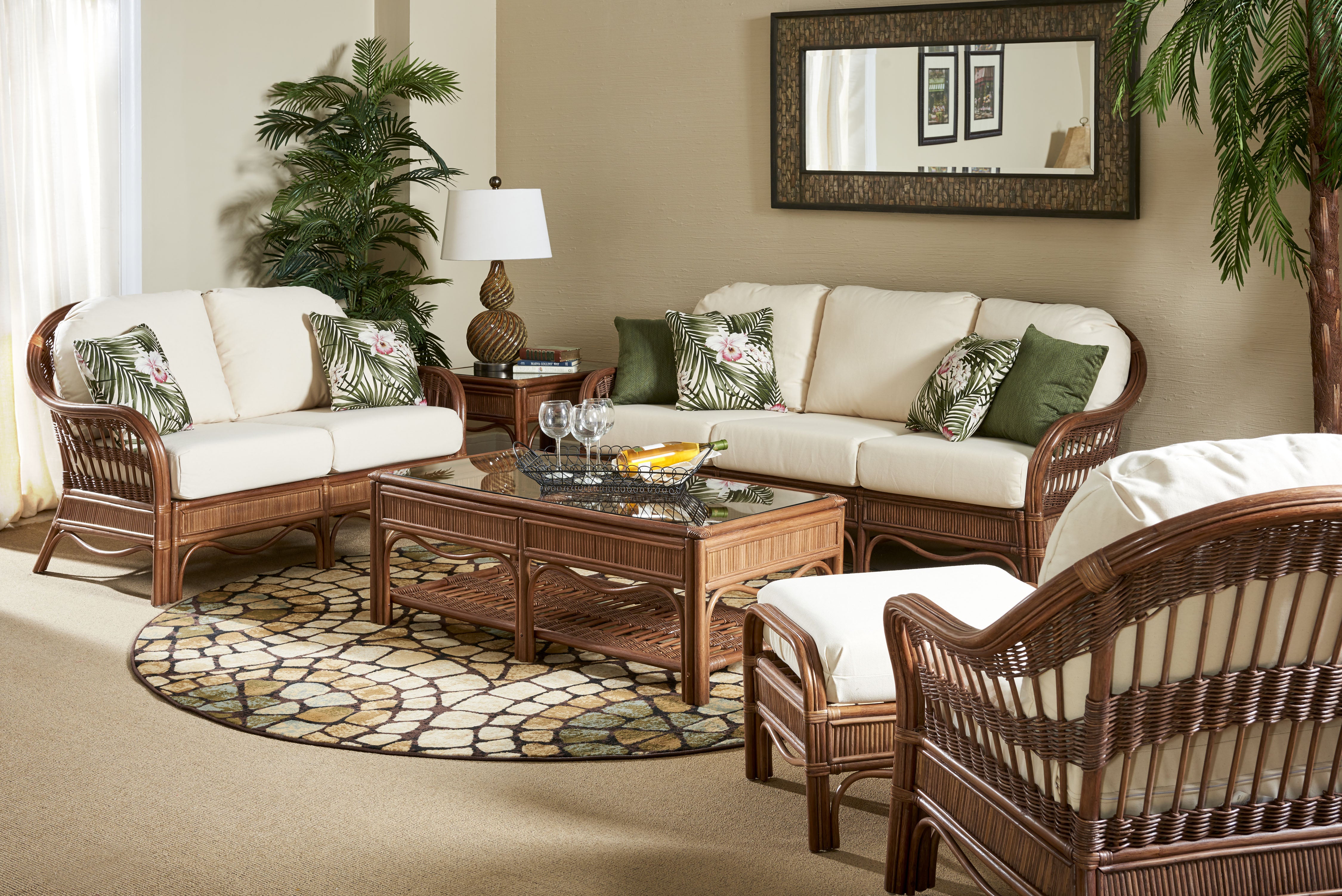 South Sea Rattan Bermuda Indoor Sofa