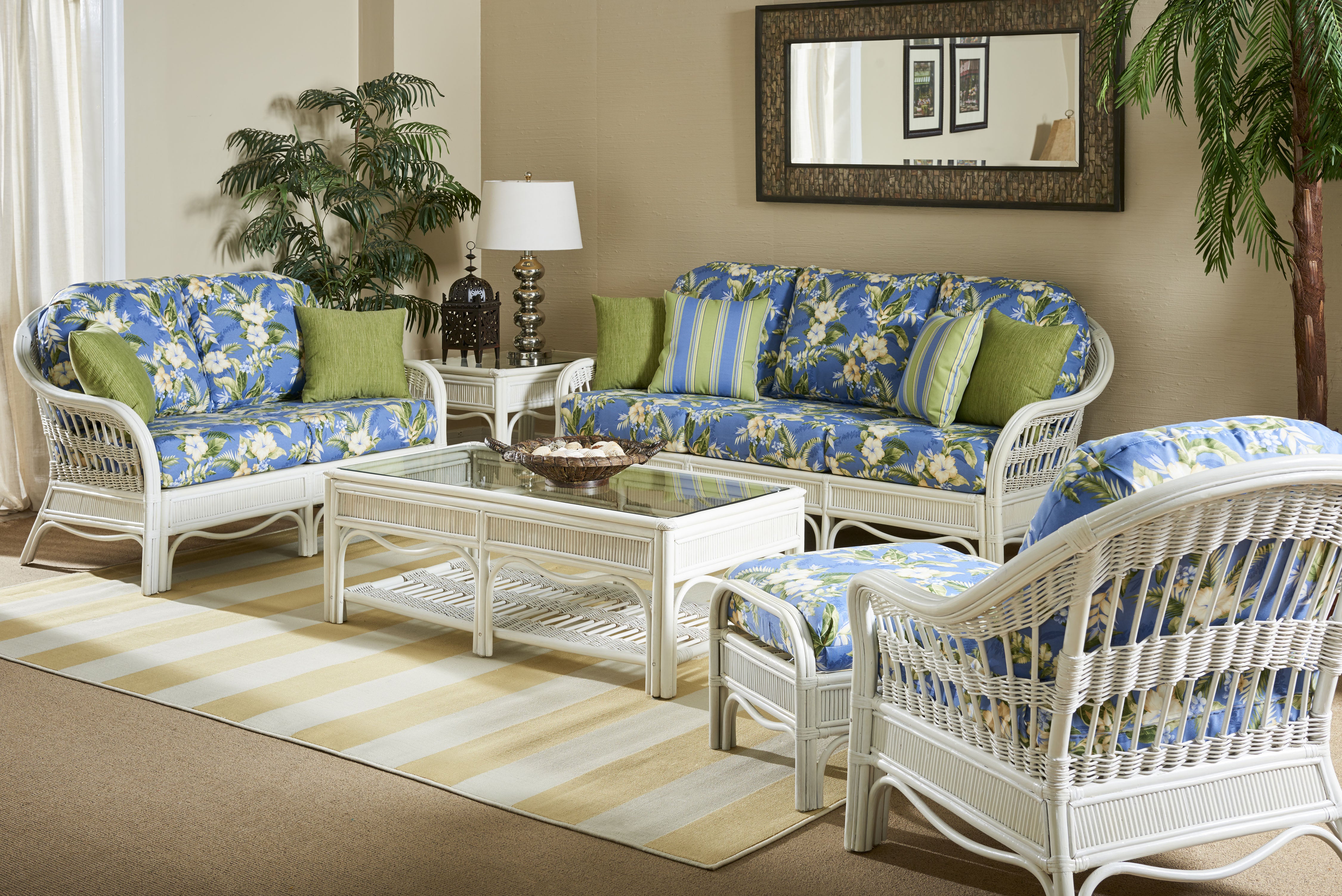 South Sea Rattan Bermuda Indoor Sofa