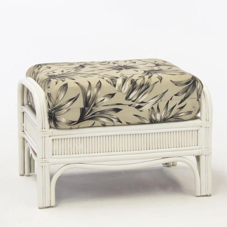 South Sea Rattan Bermuda Indoor Ottoman