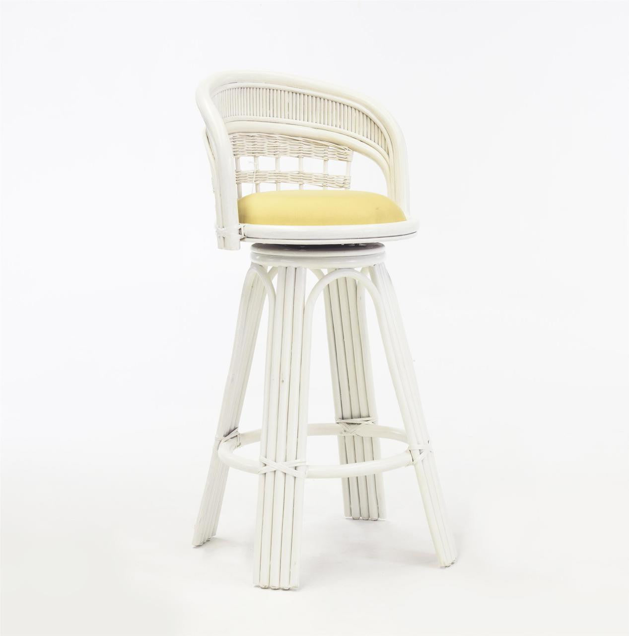 South Sea Rattan Bermuda Indoor Bar Stool - 24 Inch
