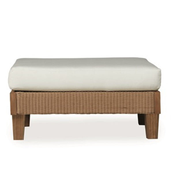 Lloyd Flanders Catalina Wicker Ottoman