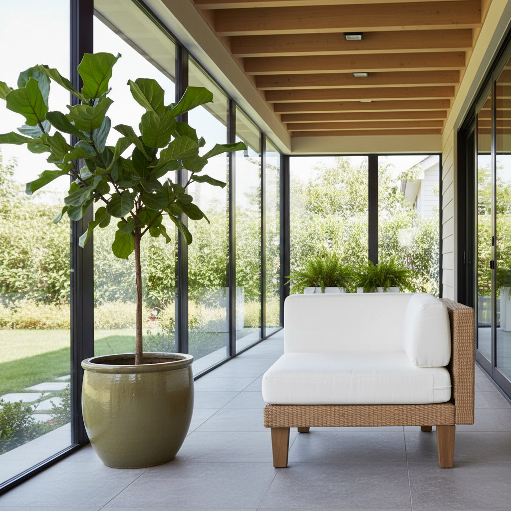 Lloyd Flanders Catalina Wicker Corner Sectional Chair