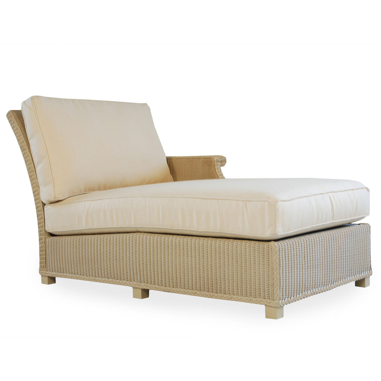 Lloyd Flanders Hamptons  Wicker Left Arm Chaise