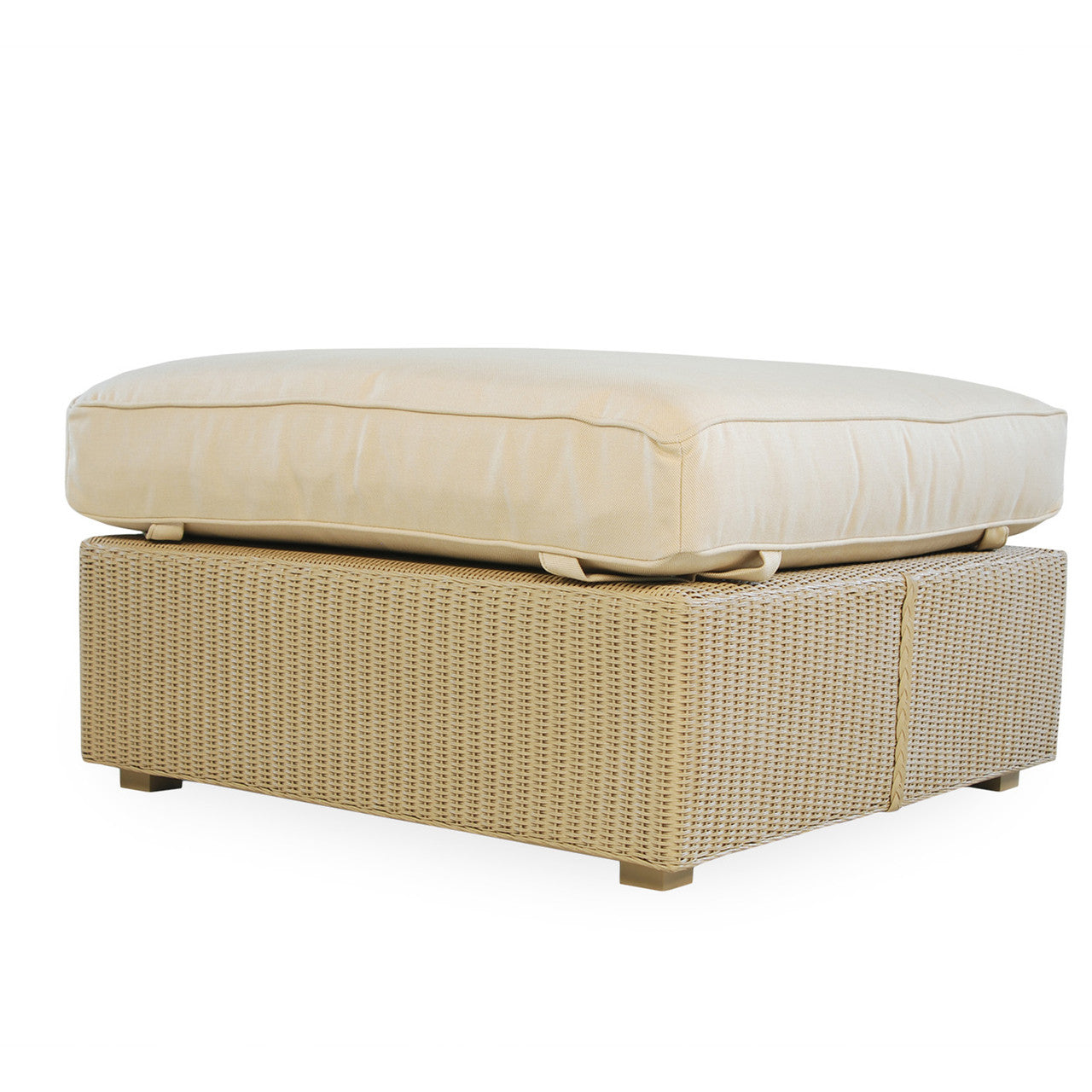 Lloyd Flanders Hamptons Large Wicker Ottoman