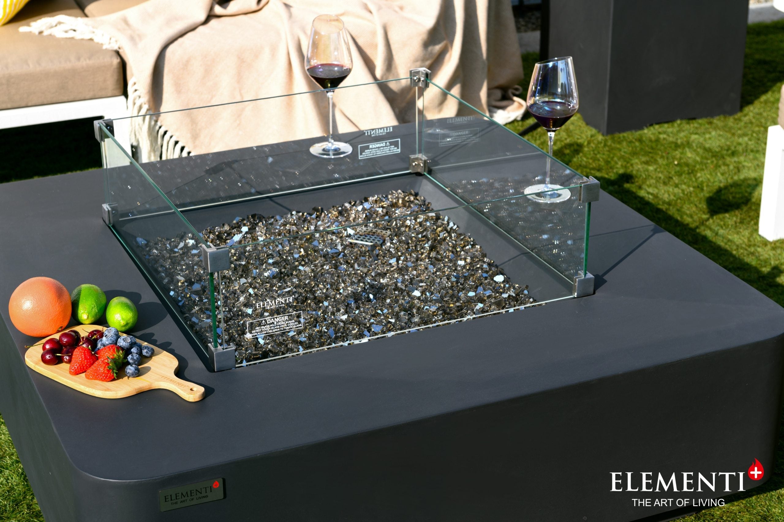 Elementi Plus Bergamo Fire Pit Table