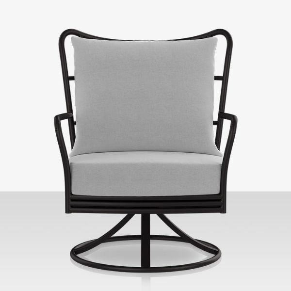DecoScape Elephant Aluminum Swivel Club Chair