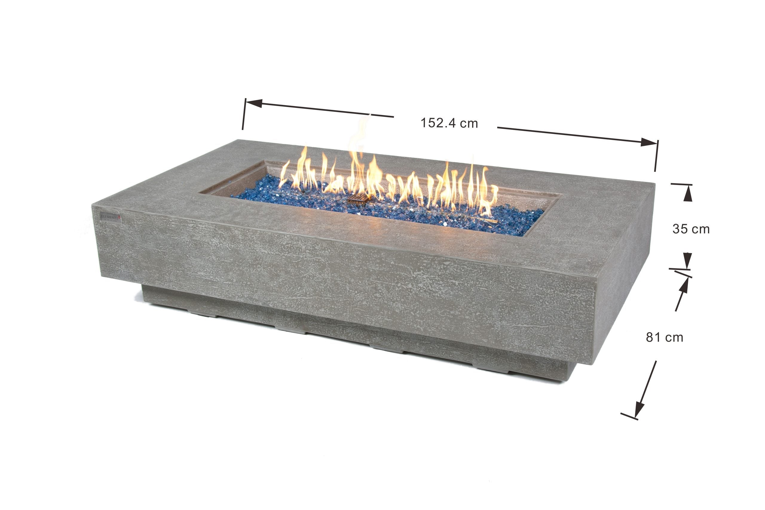 Elementi Plus Riviera Fire Pit Table