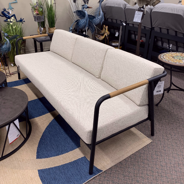 Alfresco Home Elle Belt 79" Deep Seating  Sofa with Cushion